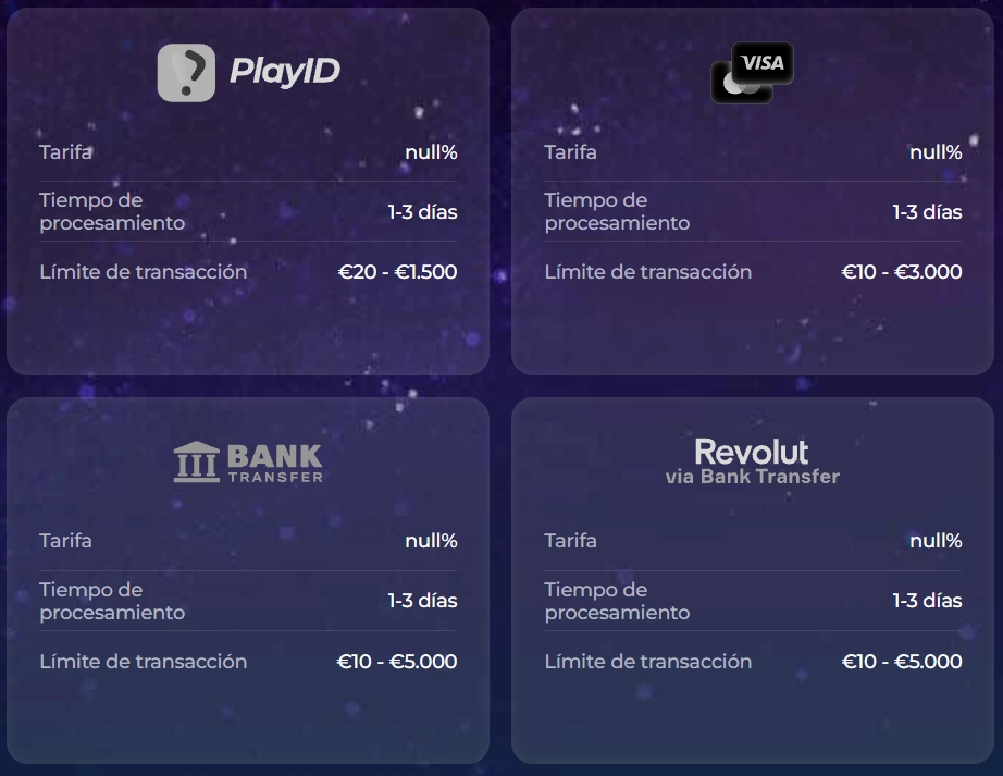 Wazamba Casino métodos de retiro con plazos y límites