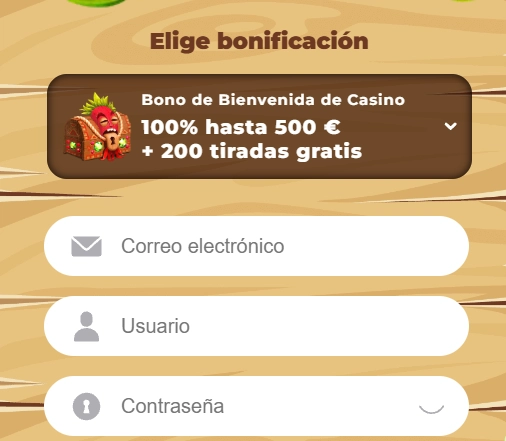 Wazamba Casino registro con bono de bienvenida
